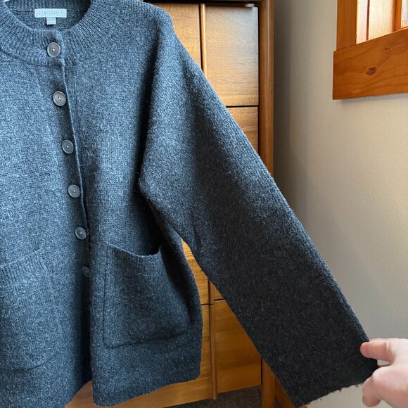 J CREW RELAXED MILANO STITCH CARDIGAN - Picture 2 of 8